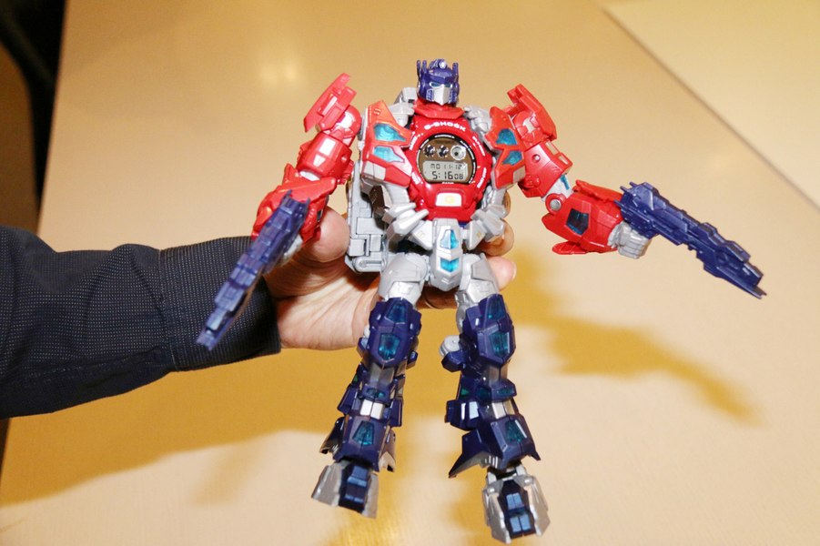 Transformers X G Shock Optimus Prime In Hand Images   Literally  (8 of 8)